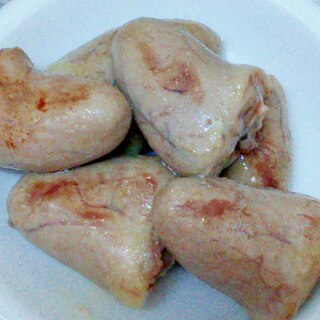 簡単☆おつまみ☆新鮮な鶏のハツの塩レモン焼き